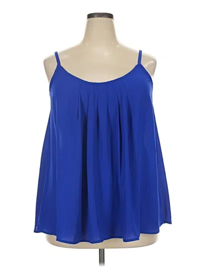 Pre-owned Torrid Sleeveless Blouse In Blue