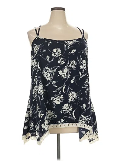 Pre-owned Torrid Sleeveless Blouse In Blue