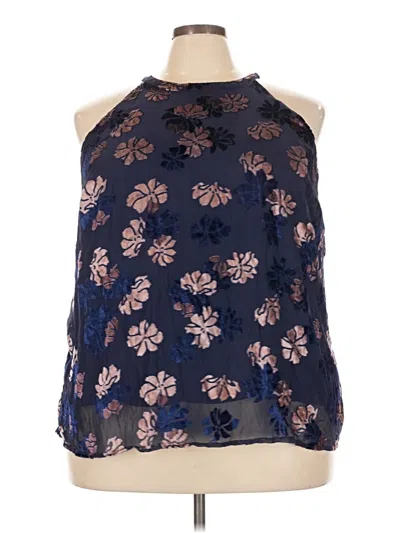 Pre-owned Torrid Sleeveless Blouse In Blue