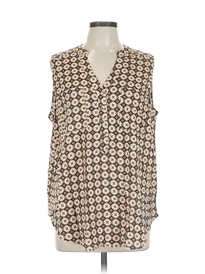 Pre-owned Torrid Sleeveless Blouse In Brown