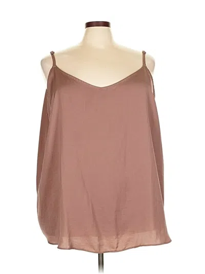 Pre-owned Torrid Sleeveless Blouse In Brown