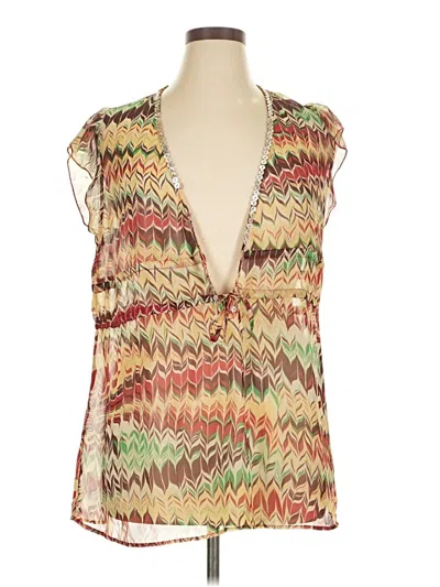 Pre-owned Torrid Sleeveless Blouse In Brown