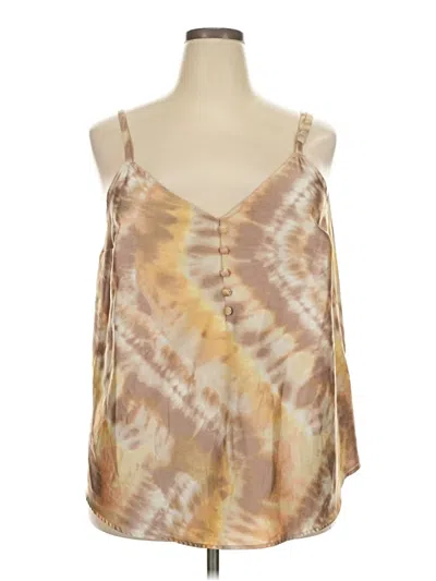 Pre-owned Torrid Sleeveless Blouse In Brown