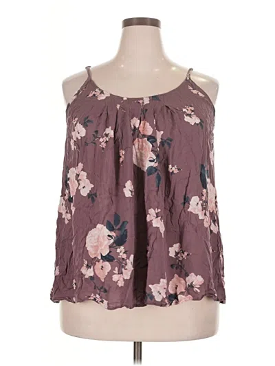 Pre-owned Torrid Sleeveless Blouse In Brown