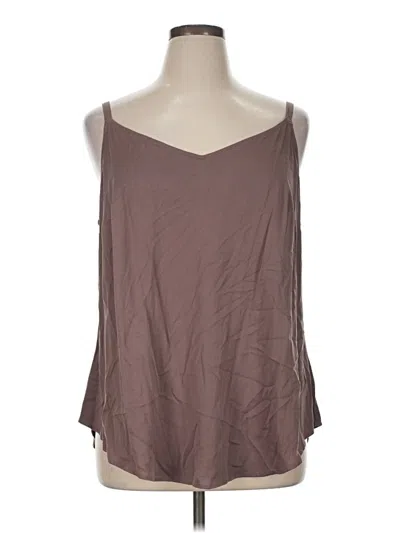 Pre-owned Torrid Sleeveless Blouse In Brown