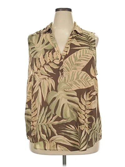 Pre-owned Torrid Sleeveless Blouse In Brown