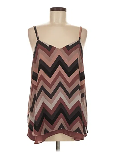 Pre-owned Torrid Sleeveless Blouse In Burgundy