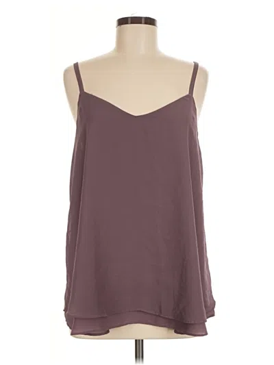 Pre-owned Torrid Sleeveless Blouse In Burgundy