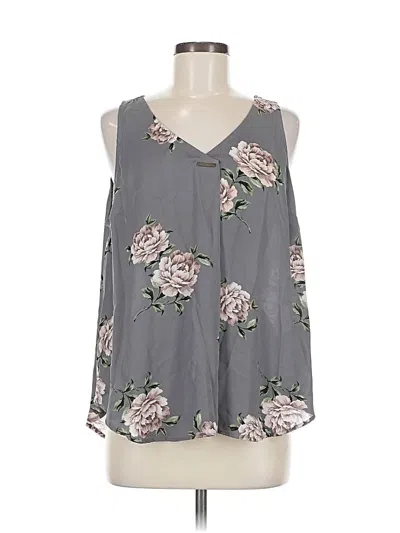 Pre-owned Torrid Sleeveless Blouse In Gray