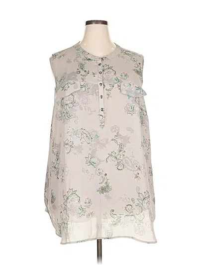 Pre-owned Torrid Sleeveless Blouse In Gray