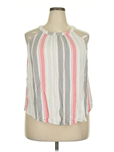 Pre-owned Torrid Sleeveless Blouse In Gray