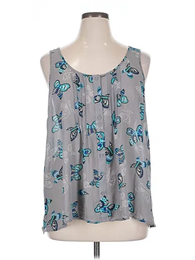Pre-owned Torrid Sleeveless Blouse In Gray