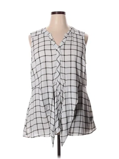 Pre-owned Torrid Sleeveless Blouse In Gray