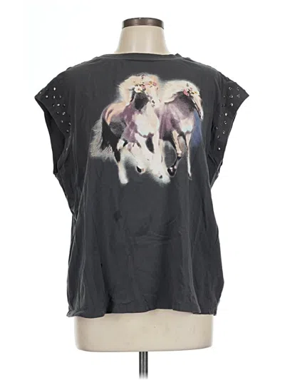Pre-owned Torrid Sleeveless Blouse In Gray