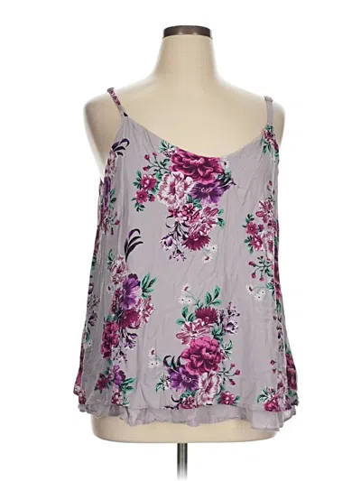 Pre-owned Torrid Sleeveless Blouse In Gray