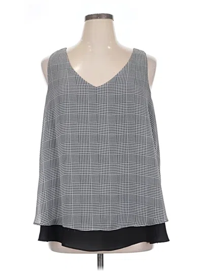 Pre-owned Torrid Sleeveless Blouse In Gray