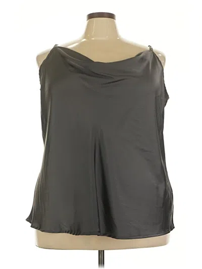 Pre-owned Torrid Sleeveless Blouse In Gray