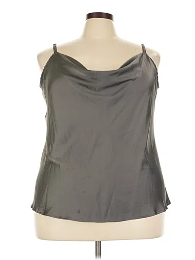 Pre-owned Torrid Sleeveless Blouse In Gray