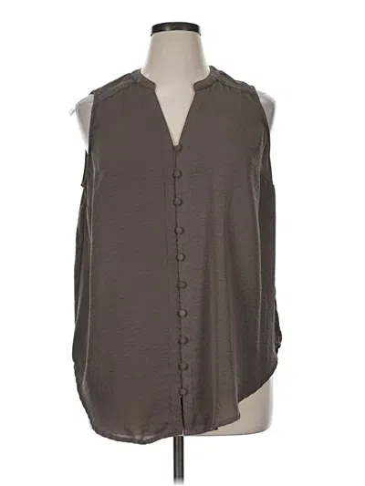 Pre-owned Torrid Sleeveless Blouse In Gray