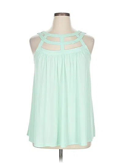Pre-owned Torrid Sleeveless Blouse In Green