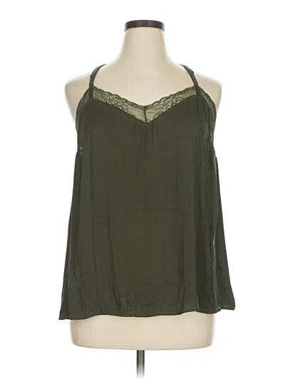 Pre-owned Torrid Sleeveless Blouse In Green