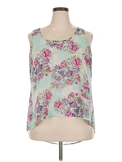 Pre-owned Torrid Sleeveless Blouse In Green