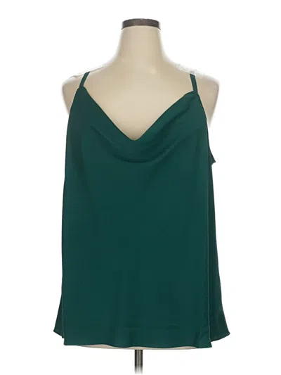 Torrid Sleeveless Blouse In Green