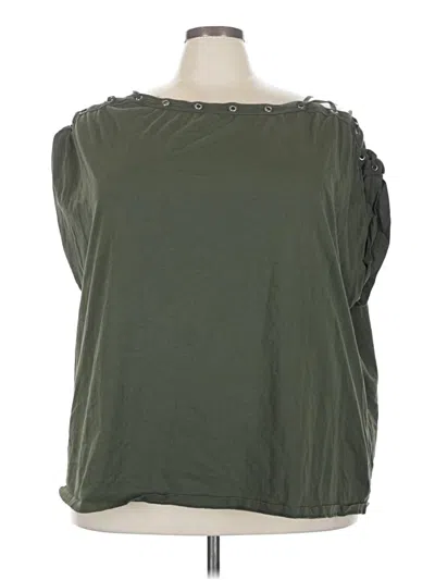 Pre-owned Torrid Sleeveless Blouse In Green