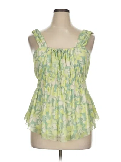 Torrid Sleeveless Blouse In Green