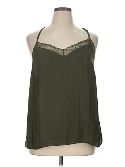 Pre-owned Torrid Sleeveless Blouse In Green