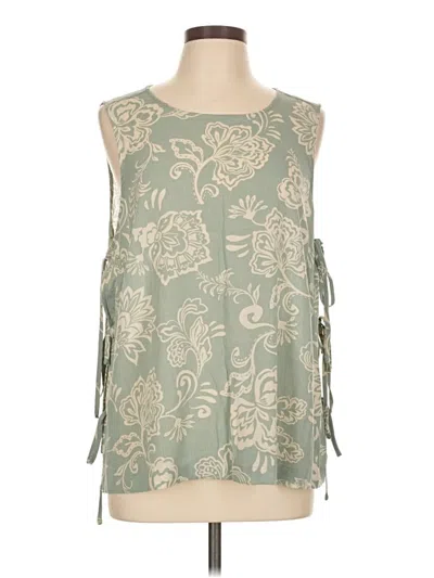 Torrid Sleeveless Blouse In Green