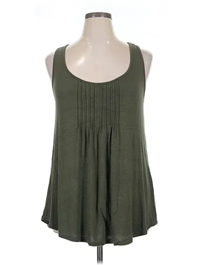 Pre-owned Torrid Sleeveless Blouse In Green
