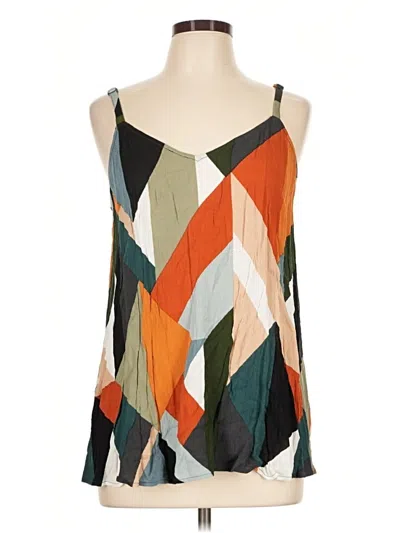 Pre-owned Torrid Sleeveless Blouse In Green