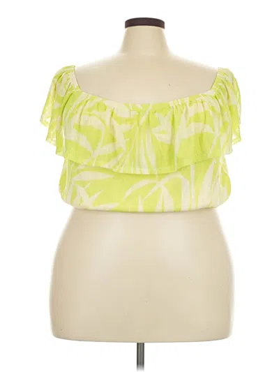Torrid Sleeveless Blouse In Green