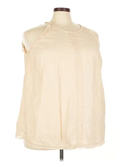 Pre-owned Torrid Sleeveless Blouse In Ivory