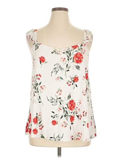 Pre-owned Torrid Sleeveless Blouse In Ivory