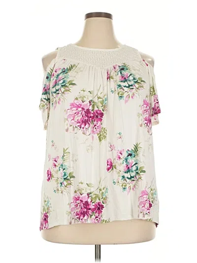 Pre-owned Torrid Sleeveless Blouse In Ivory