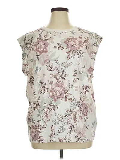Pre-owned Torrid Sleeveless Blouse In Ivory