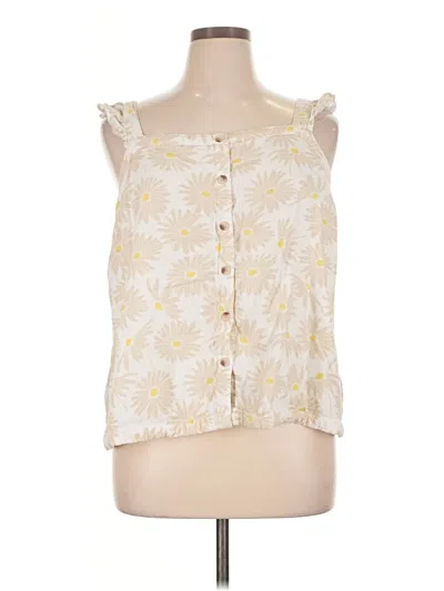 Pre-owned Torrid Sleeveless Blouse In Ivory