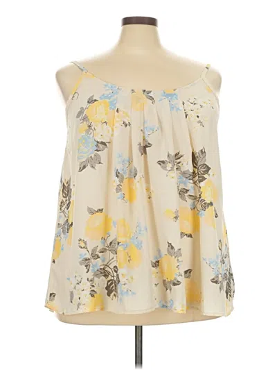 Pre-owned Torrid Sleeveless Blouse In Ivory
