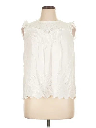 Pre-owned Torrid Sleeveless Blouse In Ivory