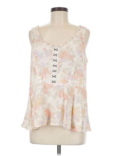 Pre-owned Torrid Sleeveless Blouse In Ivory