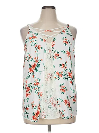 Pre-owned Torrid Sleeveless Blouse In Ivory
