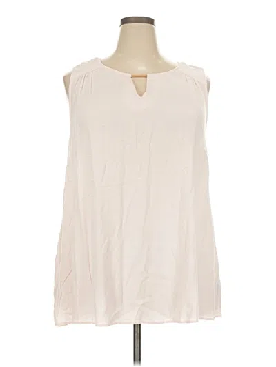Pre-owned Torrid Sleeveless Blouse In Ivory