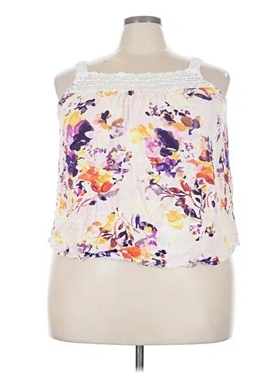Pre-owned Torrid Sleeveless Blouse In Ivory