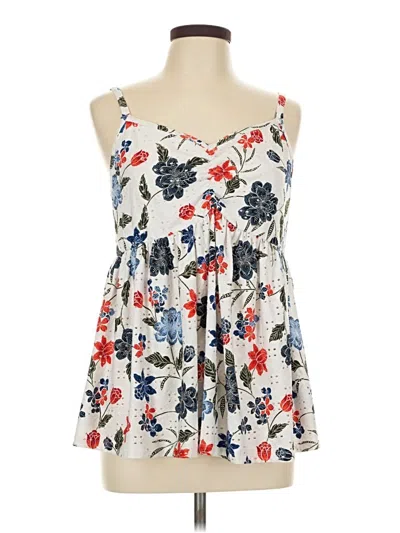 Pre-owned Torrid Sleeveless Blouse In Ivory