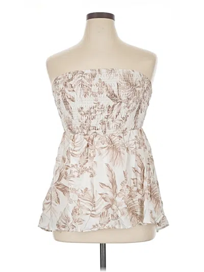 Pre-owned Torrid Sleeveless Blouse In Ivory