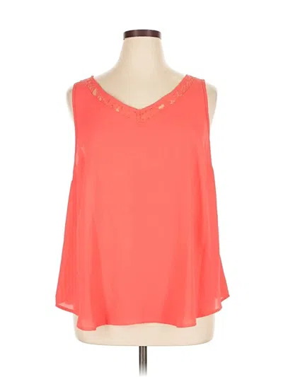 Pre-owned Torrid Sleeveless Blouse In Orange