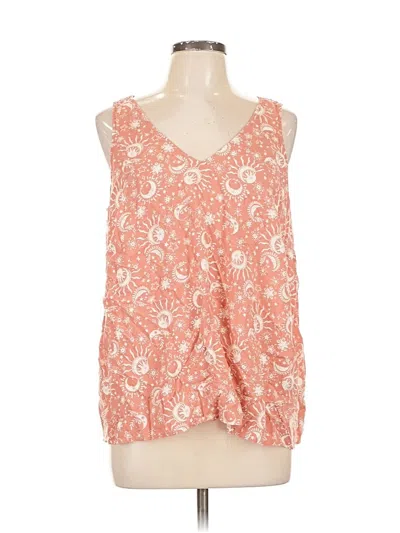 Pre-owned Torrid Sleeveless Blouse In Orange