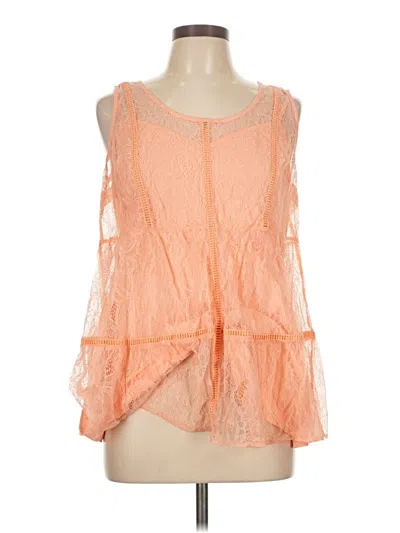 Pre-owned Torrid Sleeveless Blouse In Orange
